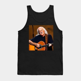 David Crosby vintage graphic design artwork Tank Top